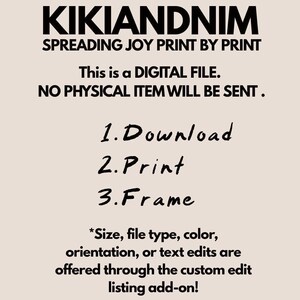light academia decor | cottagecore print | vintage floral wall art | antique botanical art print | kikiandnim | printable wall art image 7