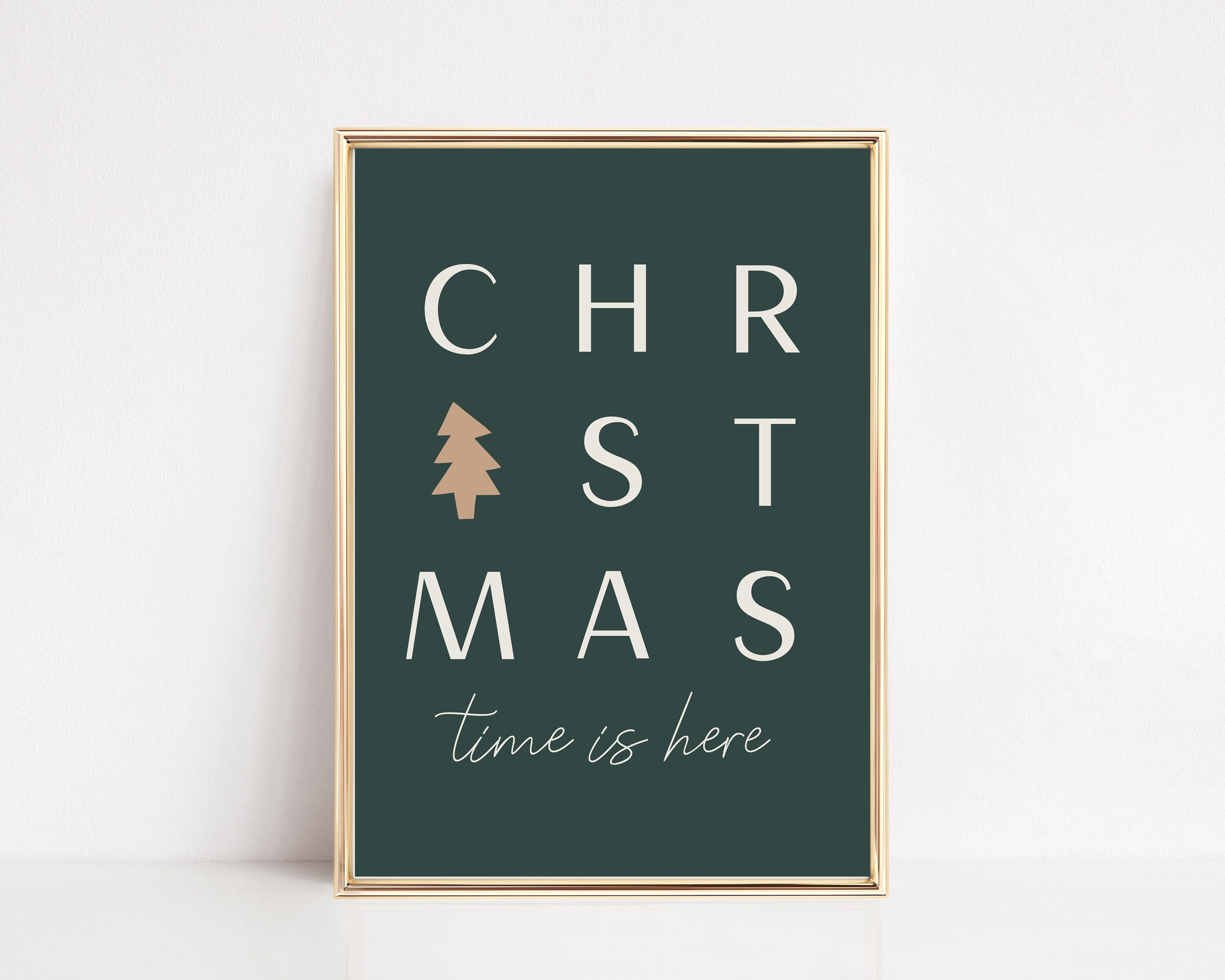 Printable Christmas Decor Christmas Time is Here Christmas - Etsy