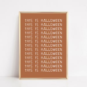 halloween decor | this is halloween sign | halloween wall art | halloween printable | halloween poster | kikiandnim | printable wall art