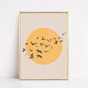 eclectic wall art | 10 wall art prints | gallery wall set | colorful wall art | mid century modern | kikiandnim | printable wall art image 5