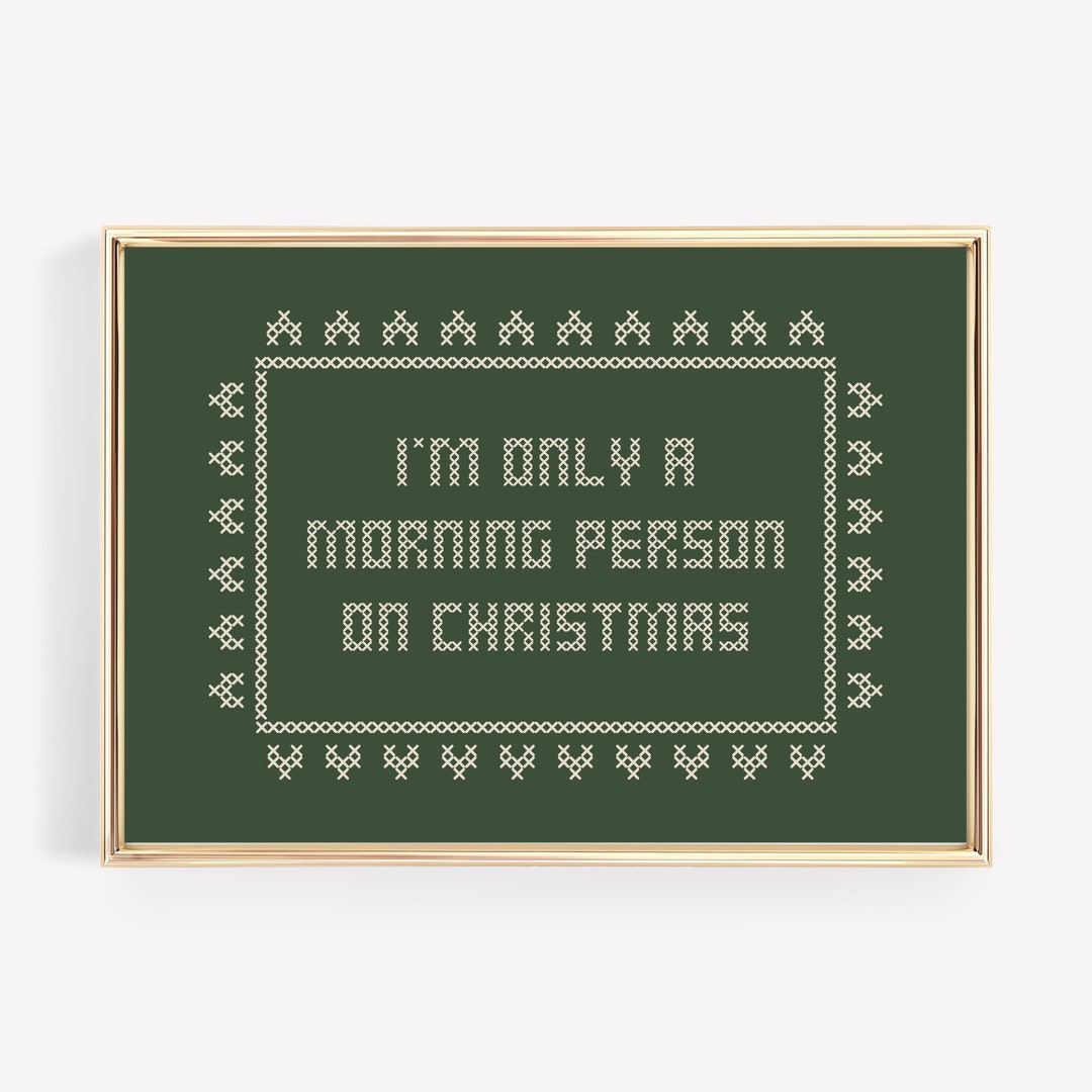 Witzige Weihnachtsdeko Weihnachtsdruck grüner Etsy.de