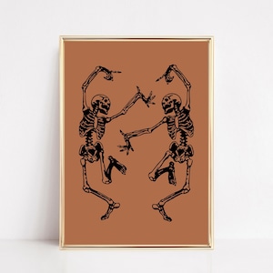 nostalgic halloween wall art set | retro halloween digital prints | halloween decor | halloween posters | kikiandnim | digital download image 5