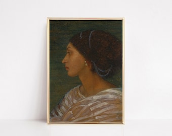 woman painting | vintage art prints | fine art prints | antique wall art | woman wall art | vintage print | oil painting | digital download