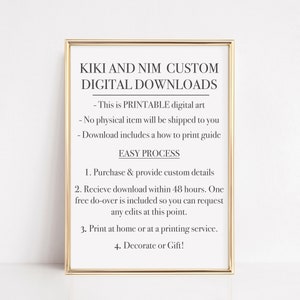 custom family print personalized gift minimalist family name sign customized christmas gifts kikiandnim custom digital art image 7