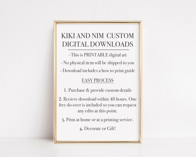 custom definition print personalized gift definition wall art custom gifts custom wall art custom word print digital download image 7