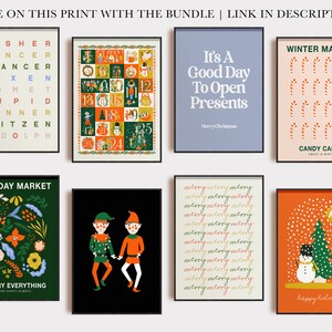 Christmas Advent Calendar Printable Advent Calendar Christmas Countdown ...