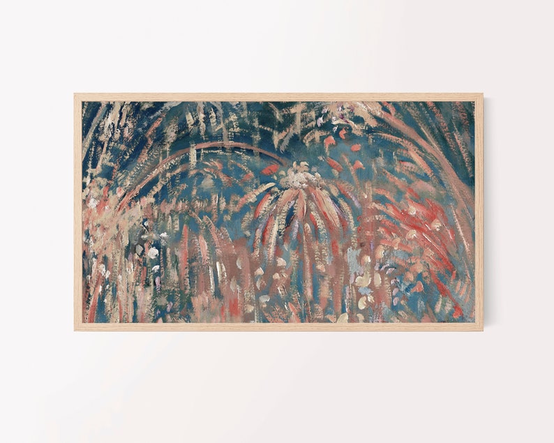 samsung frame tv art 4th of july art for frame tv fourth of july frame tv art independence day decor kikiandnim digital tv art image 3