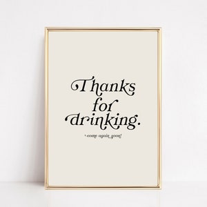 bar cart print | bar wall prints trendy | bar cart decor | funny wall art | bar cart art | trendy wall art | kikiandnim | digital print