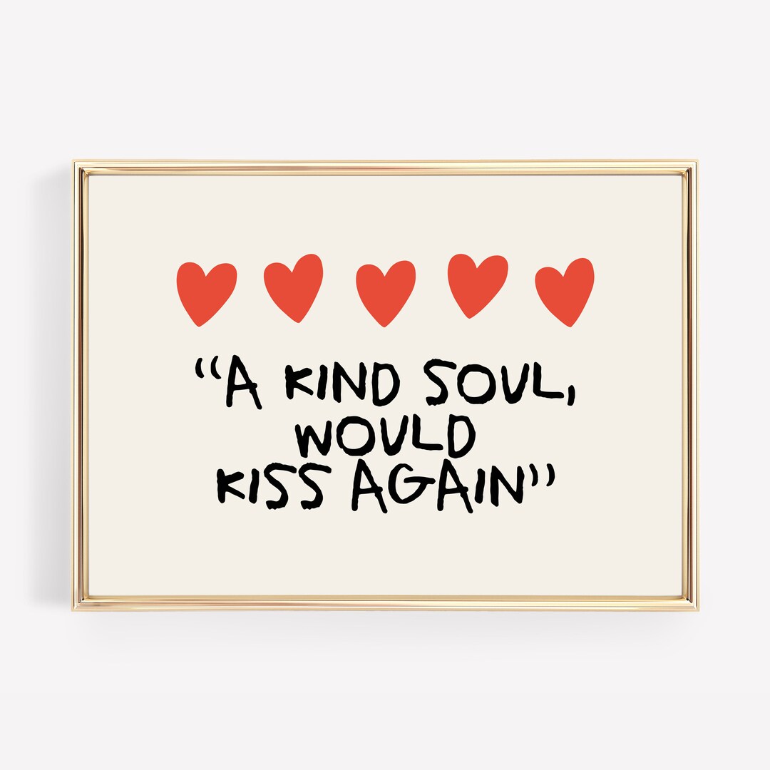 Love Wall Art Printable Valentine Decor Horizontal Wall Art Trendy ...