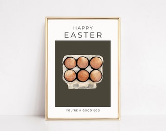 funny easter wall art | easter printable | easter decor | spring wall art | easter art | spring decor | kikiandnim | printable wall art