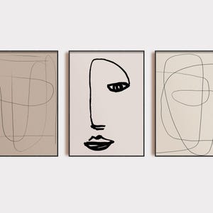 home office gallery wall art prints | set of 12 prints | minimalist office decor | modern office wall art | kikiandnim | printable wall art image 3