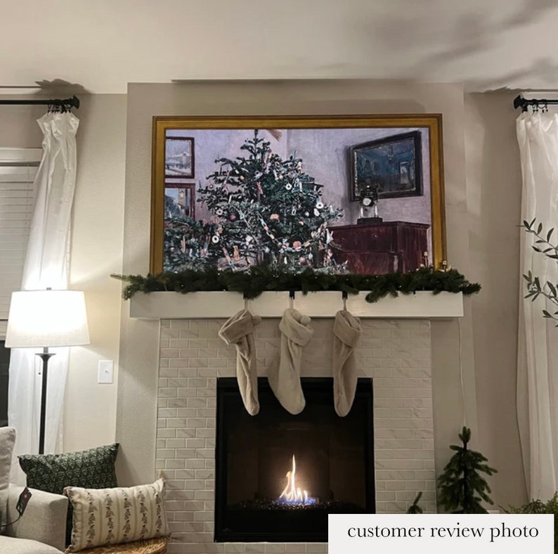 Christmas Frame Tv Art Samsung Frame Tv Art Christmas Etsy
