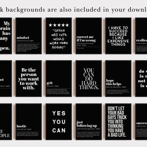 motivational office decor | 31 DIGITAL PRINTS | office wall art | home office art | office wall decor | kikiandnim | printable wall art set image 2