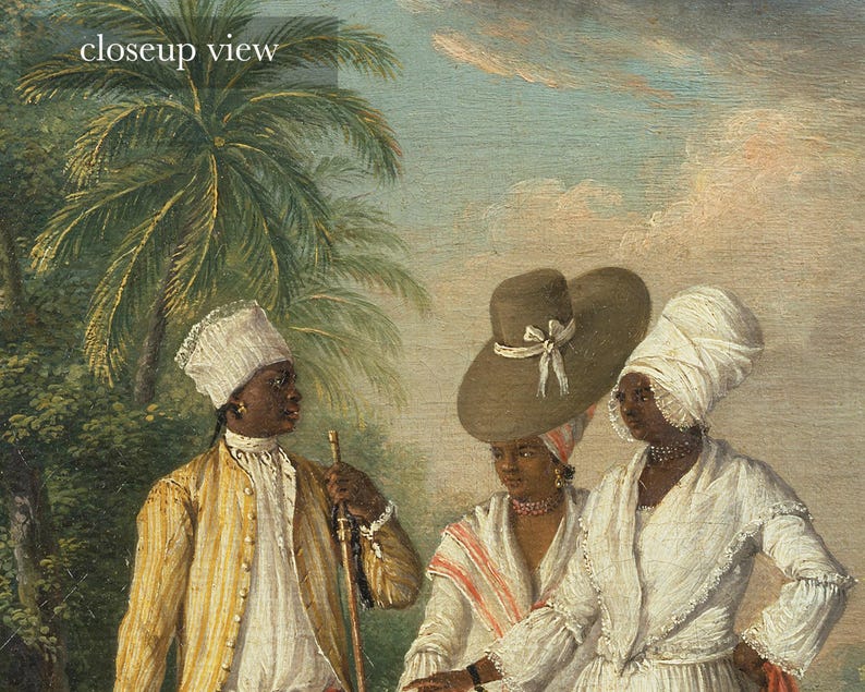 vintage art prints | antique wall art | printable oil painting | african american wall art | vintage print | african art | digital download image 3