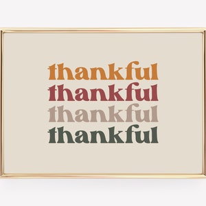 thanksgiving wall art | thankful sign | give thanks print | friendsgiving decor | fall print | autumn decor | kikiandnim printable wall art