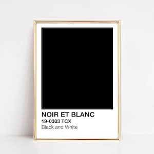 affiche noir et blanc | art mural minimaliste | déco scandinave | art noir et blanc | kikiandnim | téléchargement numérique