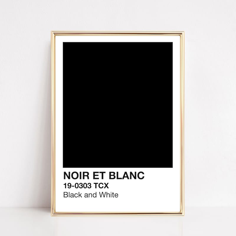 Black and White Poster - Etsy