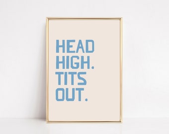 girly wall art | funny apartment decor | motivational art | living room wall art | unique print | cool poster | kikiandnim | digital print