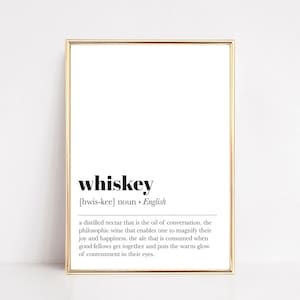 Whiskydefinitieprint | Moderne barkunst (digitale download)