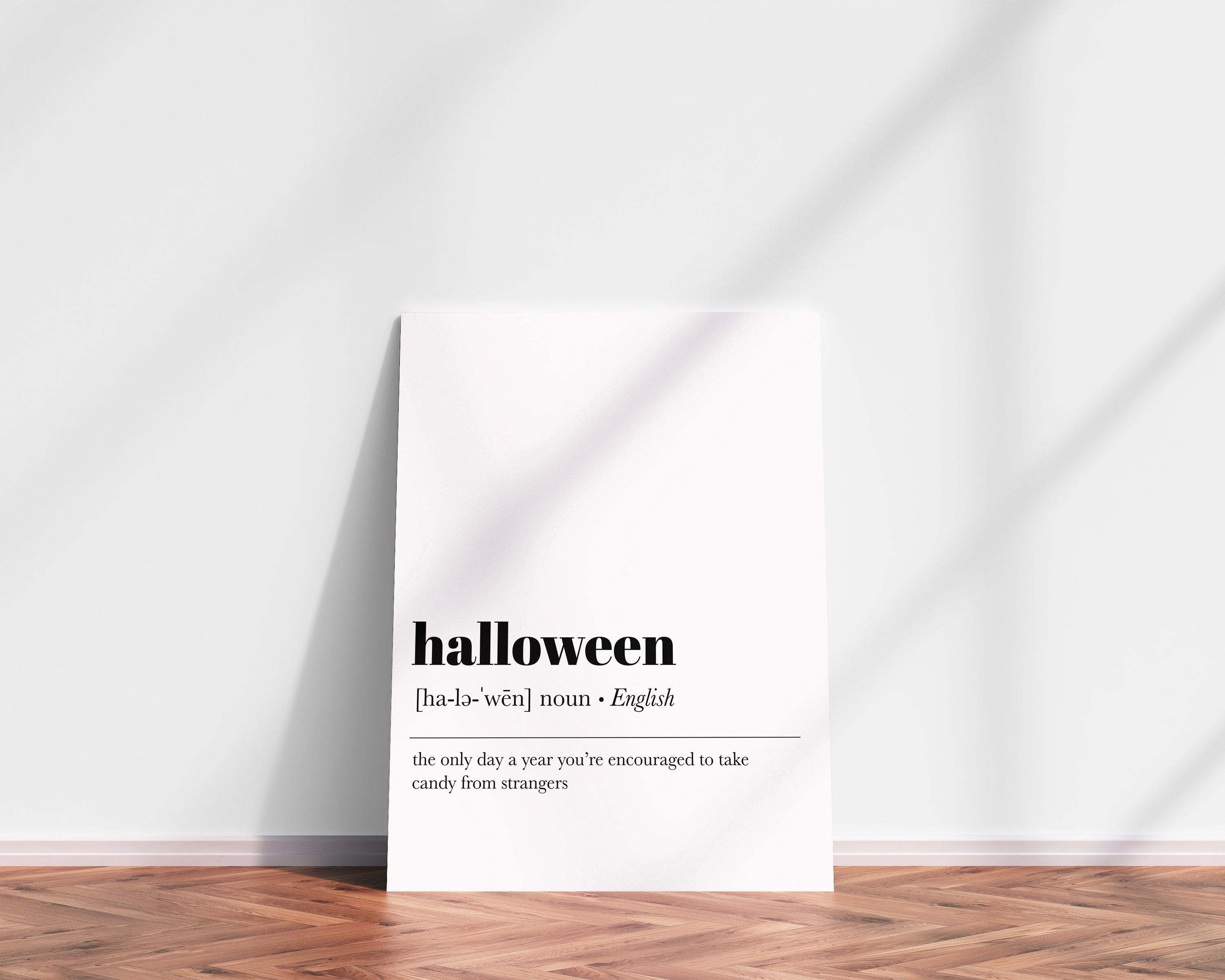 Halloween definition print halloween decor halloween Etsy