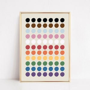 Decorazioni per ufficio pride / Quadri pride discreti da parete / Regalo LGBTQ / Decorazioni per la casa pride / Decorazioni pride LGBT / Arte pride / kikiandnim / Download digitale