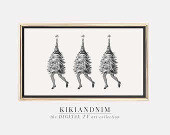 funny christmas frame tv art | holiday samsung frame tv art | the frame tv art | art for frame tv | kikiandnim | digital download