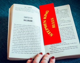 Stephen King Rules bookmark