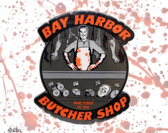 bay harbor butcher shop pin