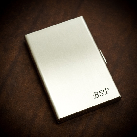 Stainless Steel Metal RFID Blocking Credit Card Holder