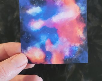 Galaxy Sticker, Space Sticker, Star Sticker, Astronomy, Celestial, Vinyl Sticker