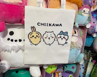 Chiikawa Tote Bag - Cute Aesthetic Kawaii Anime Gift