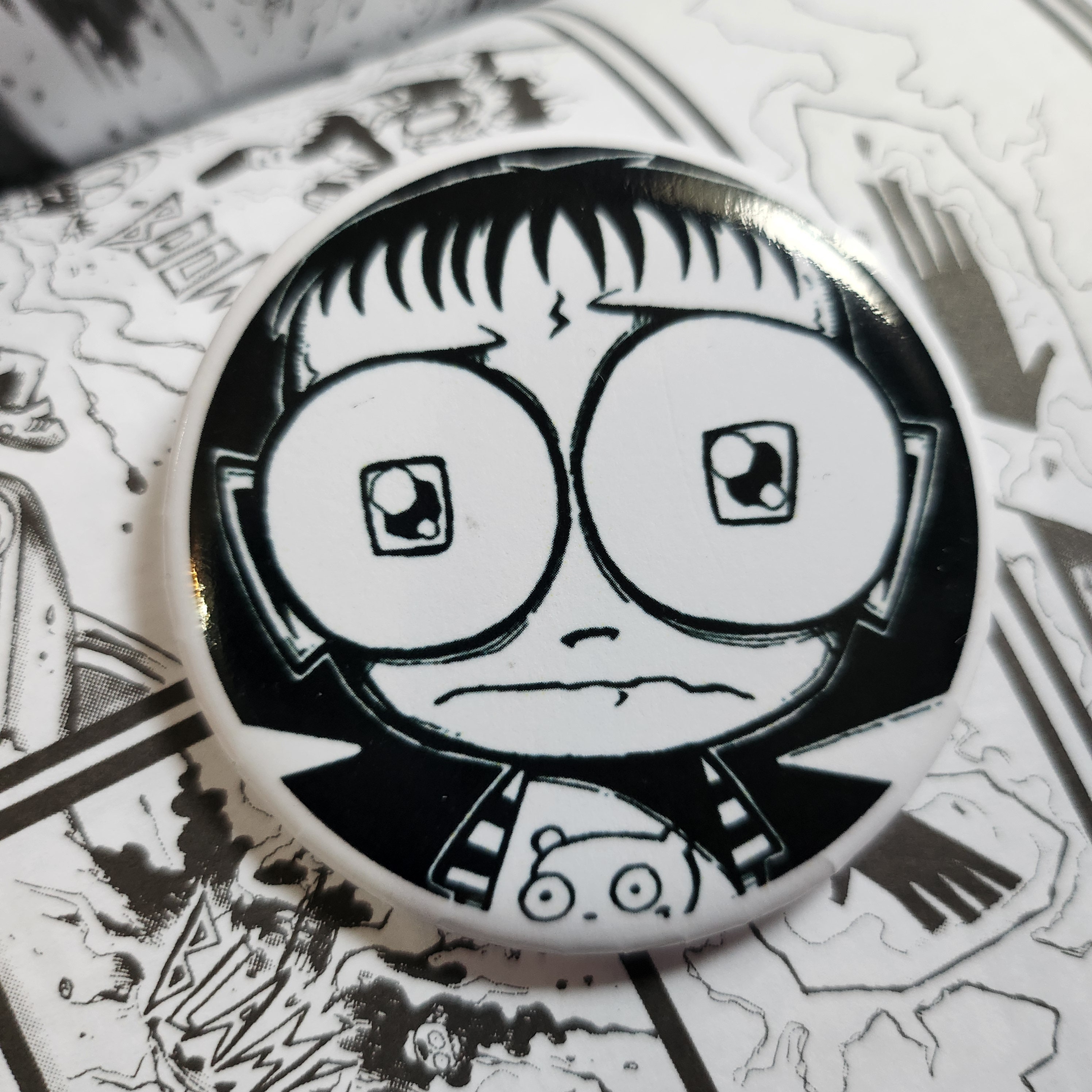 JTHM Squee Button Pin Z? - Etsy