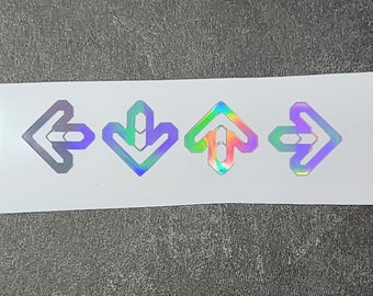 Dance Dance Revolution Vinyl Sticker - Bold Dance Mat Design, Fun Game Room Decoration, Great Birthday Gift for Dancers
