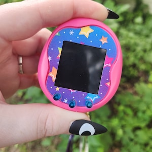 Tamagotchi Uni 90s Rainbow Stars Space Faceplate