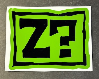 Johnny the Homicidal Maniac JTHM Z? Sleep Decal, Creepy Wall Art for Bedroom Decor, Unique Gift for Horror Fans