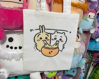 Chiikawa Tote Bag - Cute Aesthetic Kawaii Anime Gift