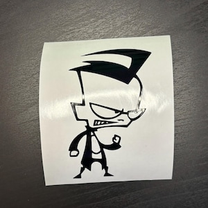 DIB Vinyl Sticker from Invader Zim - Durable Decal for Fans, Great for Notebooks & Tablets, Fun Birthday Gift
