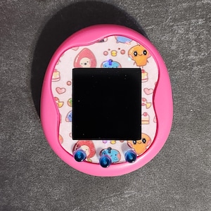 Faceplate for Tamagotchi Uni - Holographic Tamagotchi Pattern  -  electronic pet skin