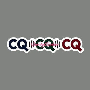 CQ CQ CQ Amateur Radio Sticker or Fridge Magnet  - Ham Radio Call, Radio Operator Sticker, Radio Enthusiast Gift, Amateur Radio Decor