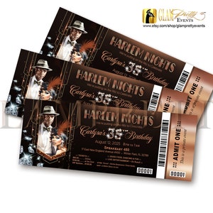 Artwork for Harlem Nights Event Tickets rose gold, Art Deco Great Gatsby Speakeasy, Renaissance - Printable or Printed - Style Name: CARLY