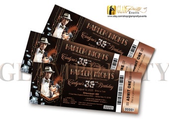 Artwork for Harlem Nights Event Tickets rose gold, Art Deco Great Gatsby Speakeasy, Renaissance - Printable or Printed - Style Name: CARLY