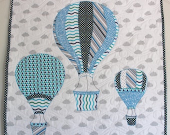 Hot Air Balloon Wall Hanging Pattern PDF