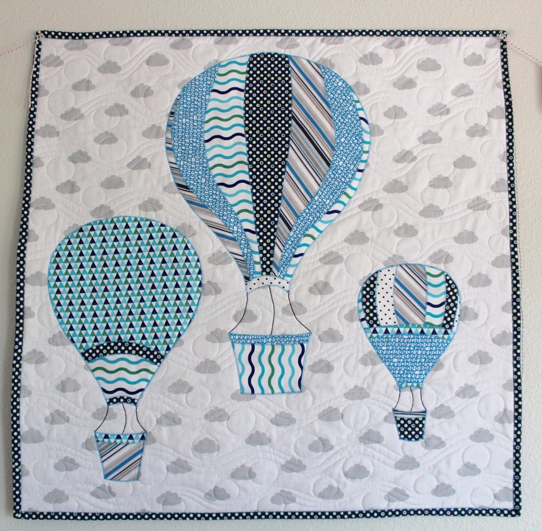 Hot Air Balloon Wall Hanging Pattern PDF Etsy