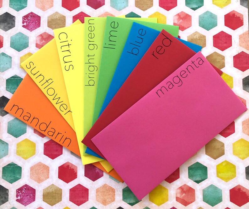 cash envelopes for personal size planner holepunched dave etsy