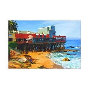 Monterey Cannery Row | Canvasafdruk