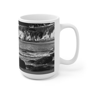 Cowell Beach Surfers Ceramic Mug 15oz