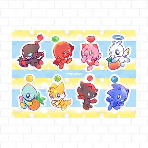 Chao sticker sheet