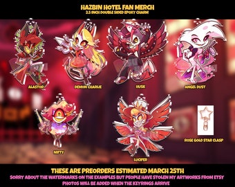 Hazbin Hotel charms Batch A