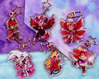 Hazbin chibi charms