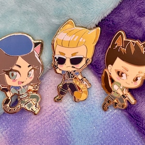 RE1: Kitty edition enamel pins